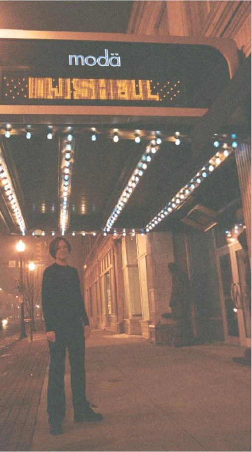 Shell Robinson under warm marquee lighting